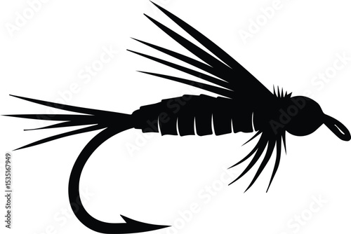 Fly fishing pheasant tail pattern lure