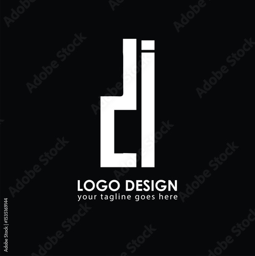 DI DI Logo Design, Creative Minimal Letter DI DI Monogram