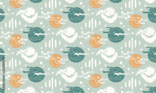 Abstract Wind and Planets in the Sky Pattern