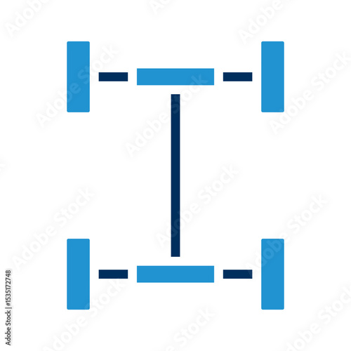 Chassis Blue Color Icon