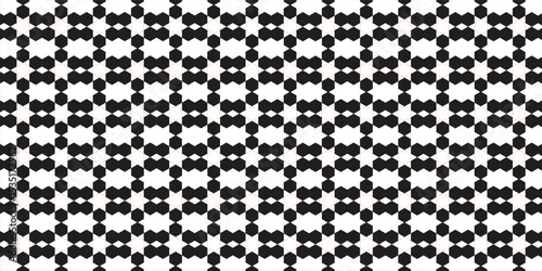 Elegant black and white seamless pattern for print on fabric. Two colors