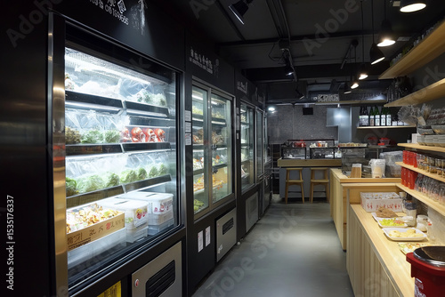 Cold storage are of a restaurant