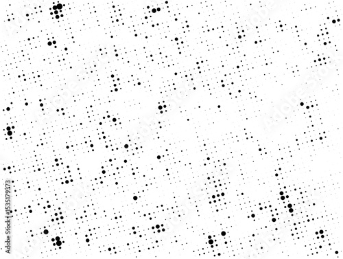 Monochrome Dot Matrix: A Dynamic Pattern of Black Dots on White, Creating Rhythmic Visual Flow in Minimalist Geometric Art,Hypnosis, hallucination