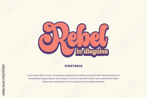 Retro style, t shirt design, streetwear design	