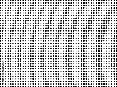 Monochrome Dot Matrix: A Dynamic Pattern of Black Dots on White, Creating Rhythmic Visual Flow in Minimalist Geometric Art,Hypnosis, hallucination
