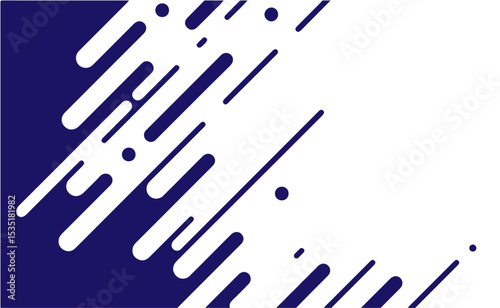 Modern style abstract background blue, white colors. Trendy geometric abstract design.