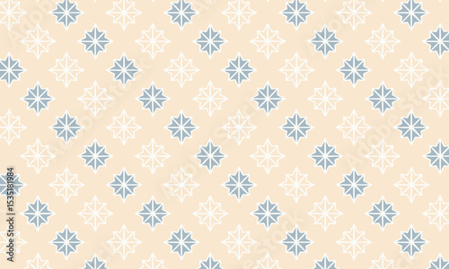 Delicate Floral Diagonal Seamless Pattern with Pastel Colors