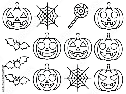 Halloween Silhouettes Vector Pack: Spooky Houses, Witches and Ghosts