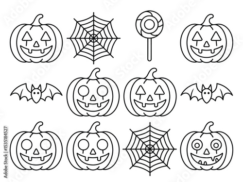 Halloween Silhouettes Vector Pack: Spooky Houses, Witches and Ghosts