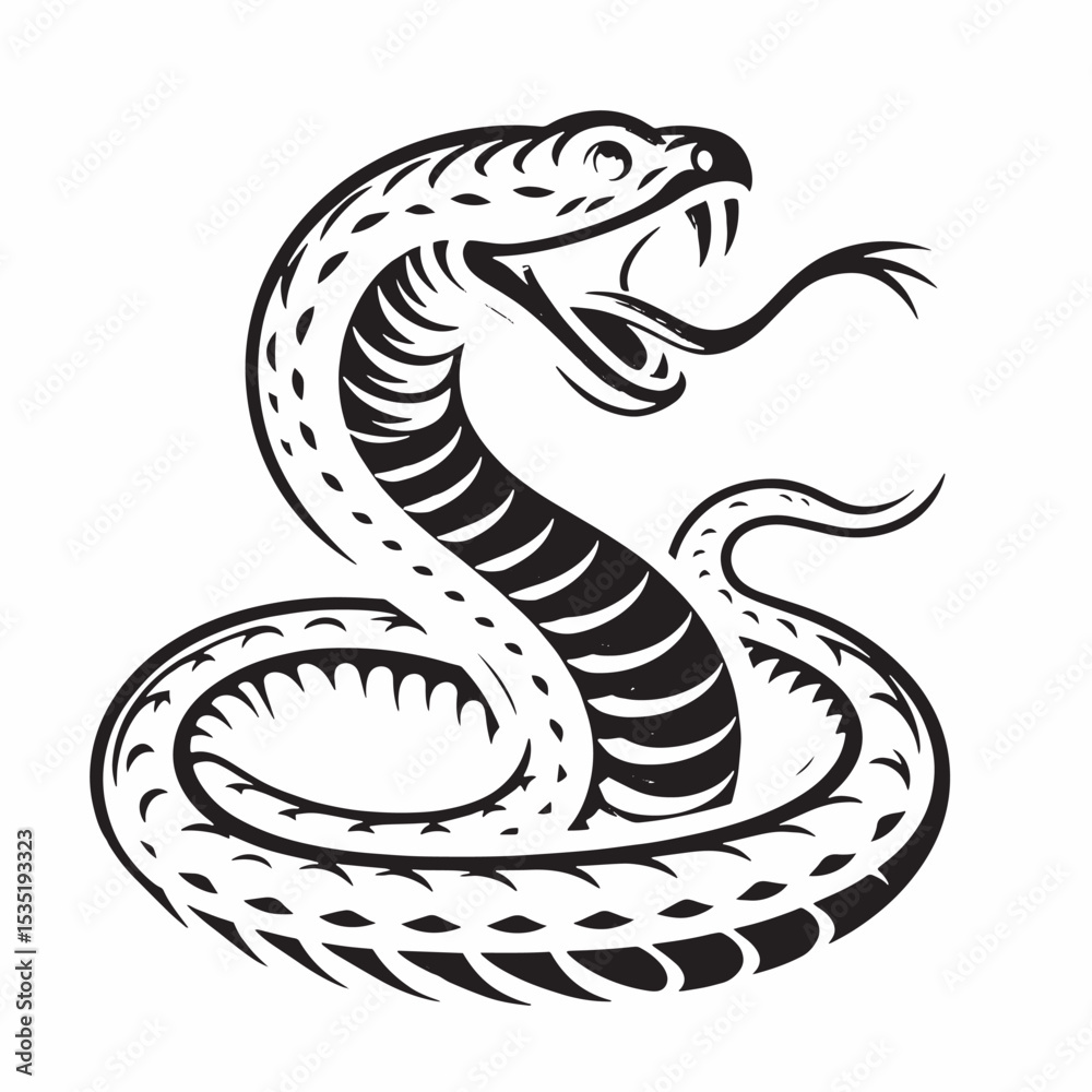 Fototapeta premium Hissing Snake