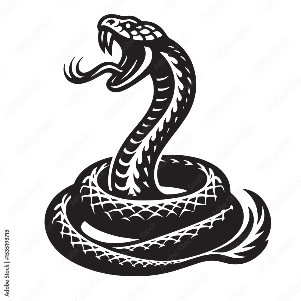 Fototapeta premium Hissing Snake