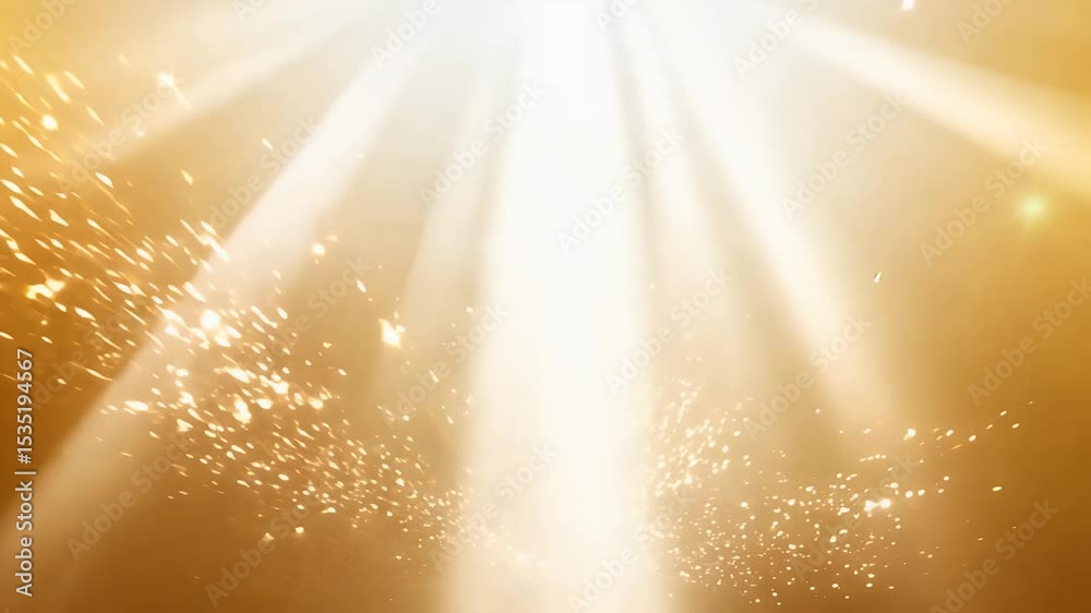 White optical flare rays flash from top right sprinkling tiny star bursts frame looping K overlay adds celestial sparkle to promos wedding films magic sequences