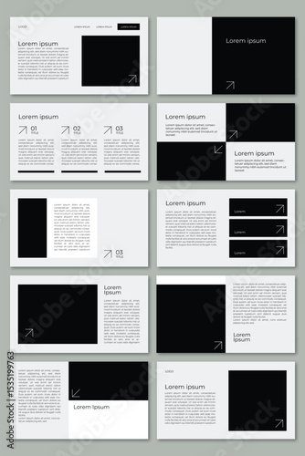 minimalist presentatrion template