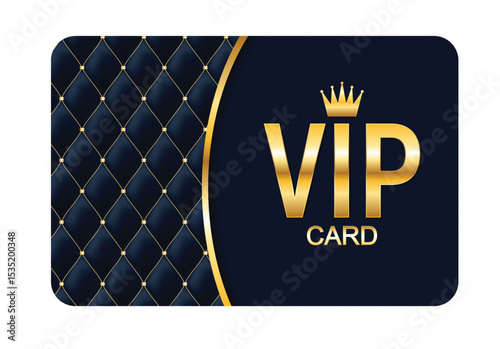 Luxury Members, Gift Card Template for your Business Vector Illustration.eps