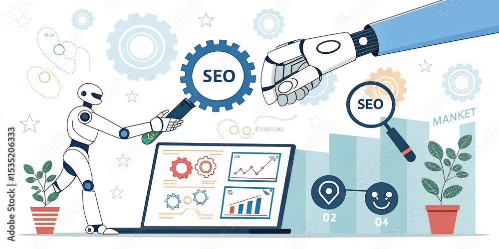 Obraz premium SEO Through Robots.txt: The Role of Robots in Digital Marketing