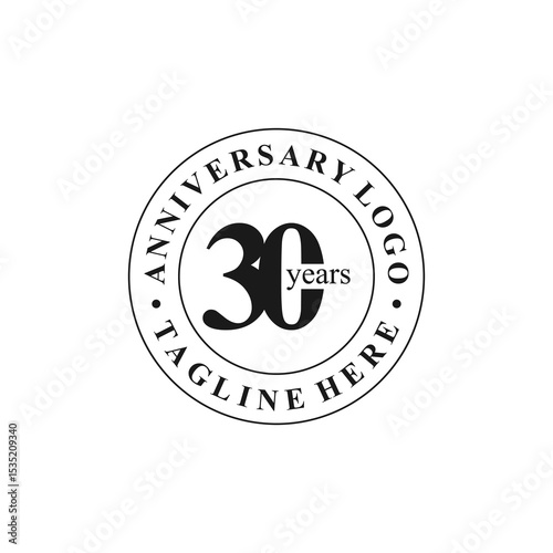 anniversary logo design, 30th anniversary, symbol, icon, party, logo design for 30th anniversary, vector, success, illustration, birthday, symbol, background, year, congratulation, greeting, invitatio