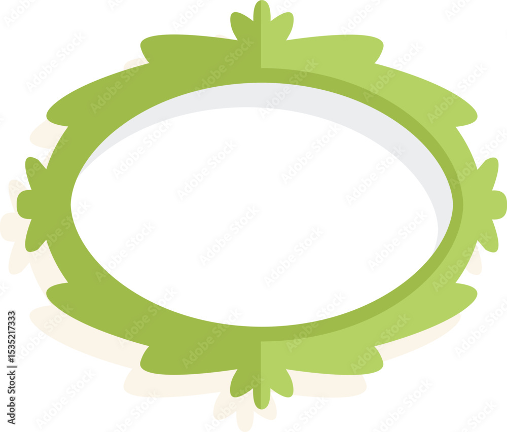 Green Oval Frame: An elegant green oval frame, with a touch of artistic flair. a simple frame designed for a multitude of uses Green Oval Frame: An elegant green oval frame, with a touch of artistic flair. a simple frame designed for a multitude of uses