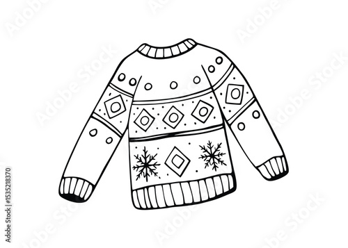 Abstract winter sweater pattern texture