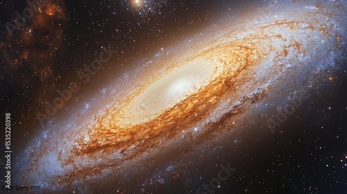 space galaxy in the space