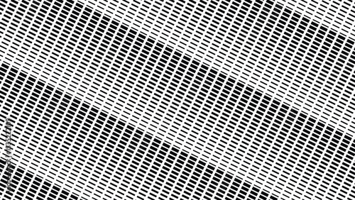 Vector abstract geometric seamless pattern with wave fading lines, tracks, halftone stripes. Extreme sport style illustration, urban art. Trendy monochrome graphic texture. Stylish sports pattern