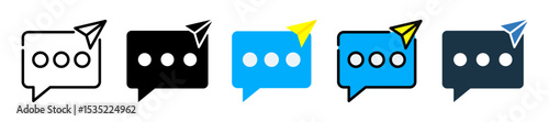 Direct Message icon multiple style 