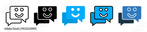 Emoji Picker icon multiple style 