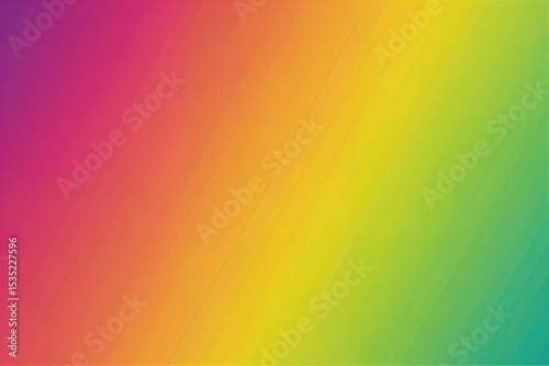 Abstract diagonal gradient background with vibrant rainbow hues from purple to green