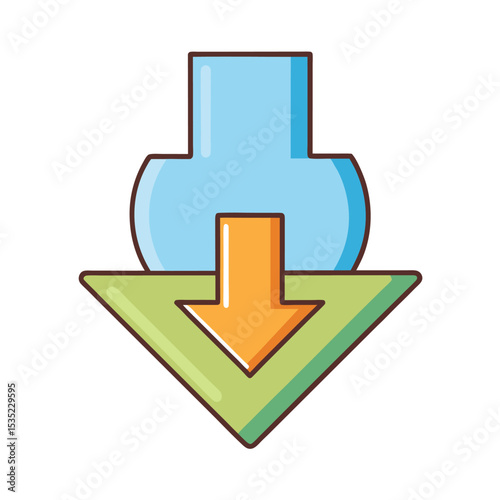 download and upload buttons