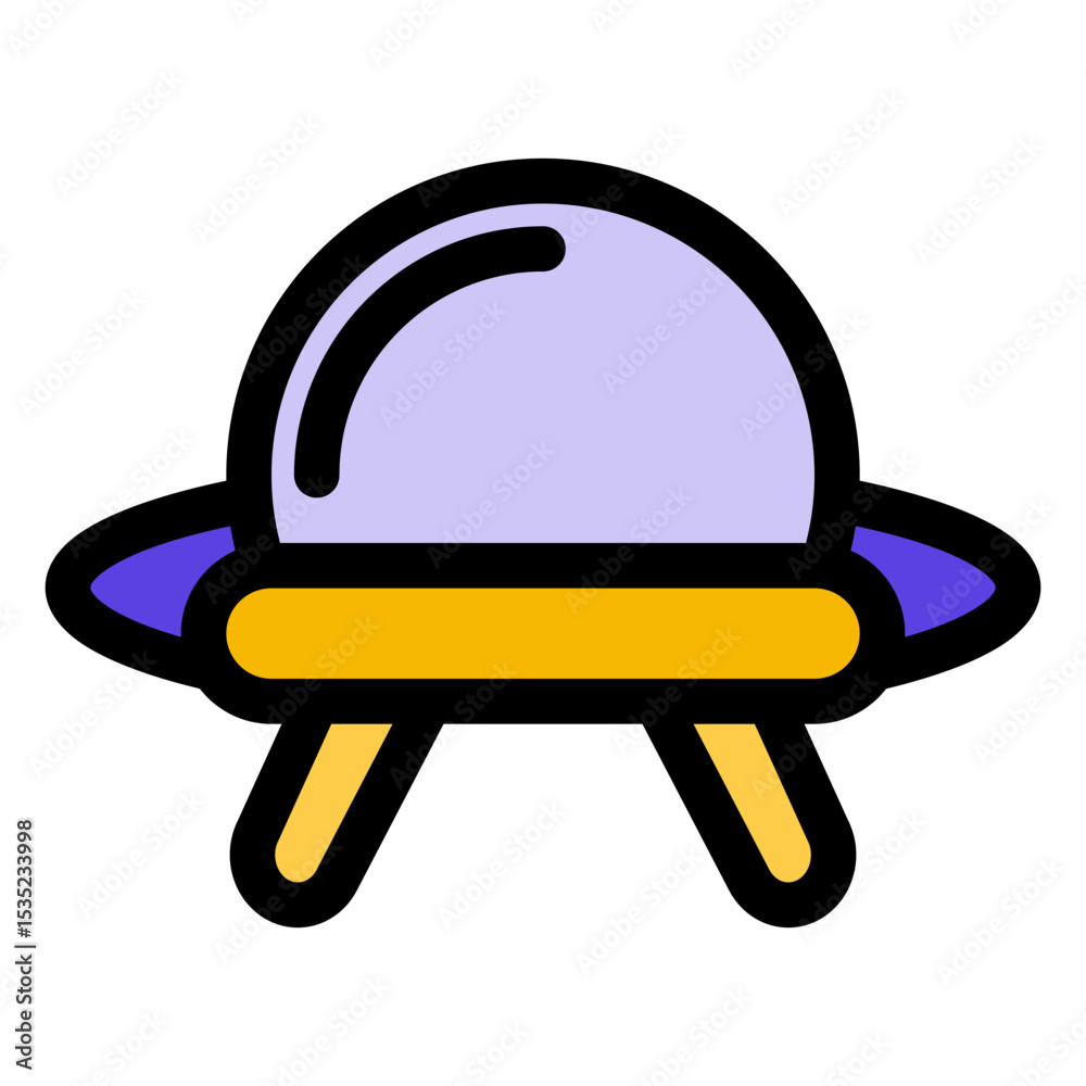 Fototapeta premium ufo icon