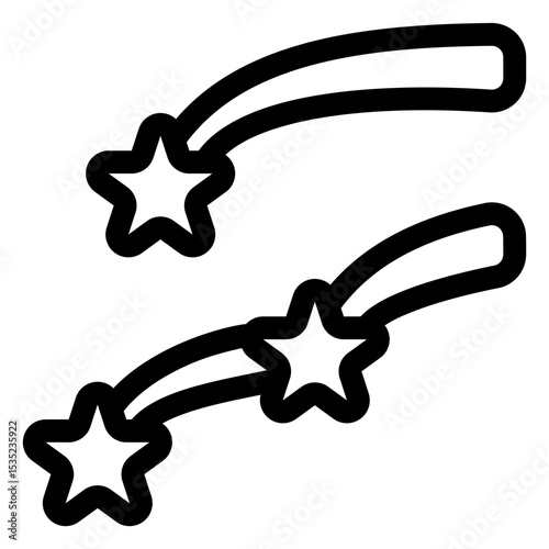 shooting stars icon