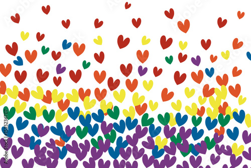 Heart pride background 