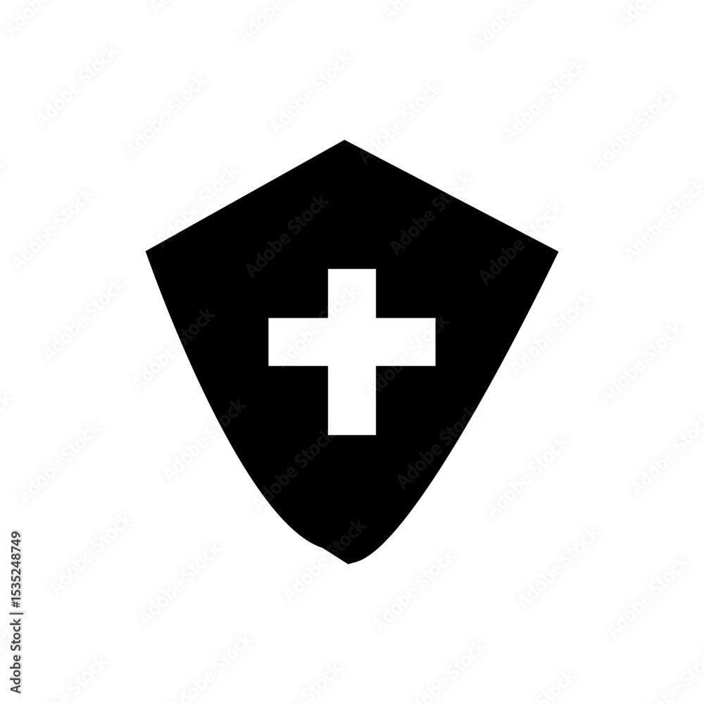 Fototapeta premium first aid kit health icon