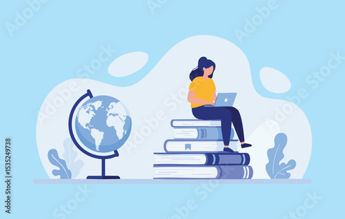 Global Online Education Empowering Learners Through Digital Resources and Accessibility.  Unlocking a World of Knowledge with Online Learning Platforms and Resources.