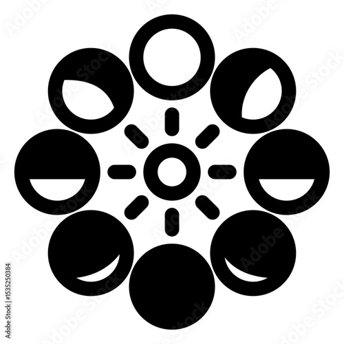 moon phases icon