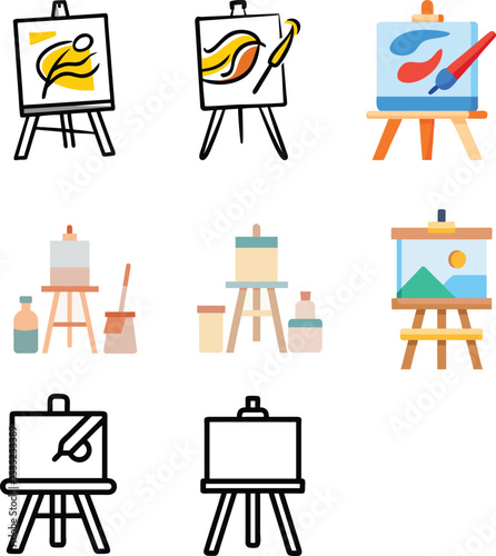art canvasses vector set