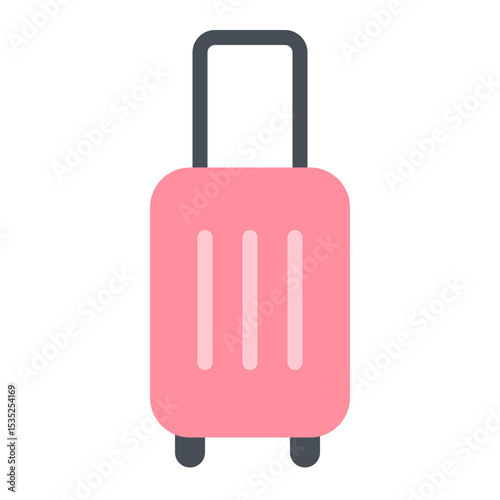 suitcase icon vector illustration.