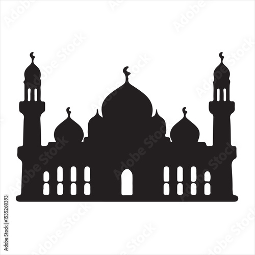 taj mahal vector illustration
