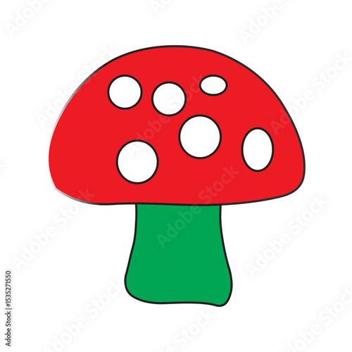 Mushroom Flat Icon