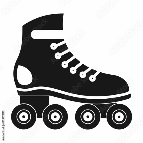 roller skates isolated on white