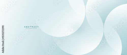 Abstract minimal geometric circle soft lines background. Vector illustration