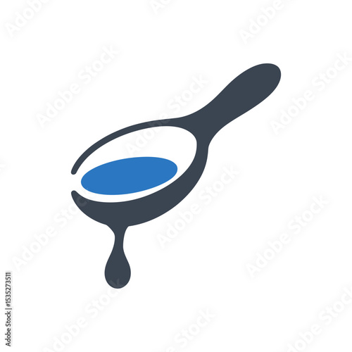 Spoon with Liquid Icon