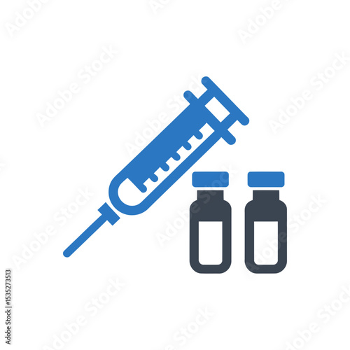 Syringe and Vials Icon