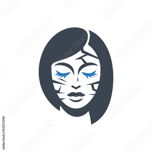 Broken Face Icon
