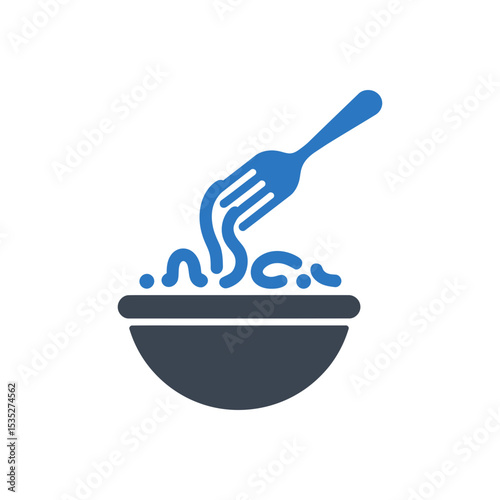 Fork in Noodles Icon