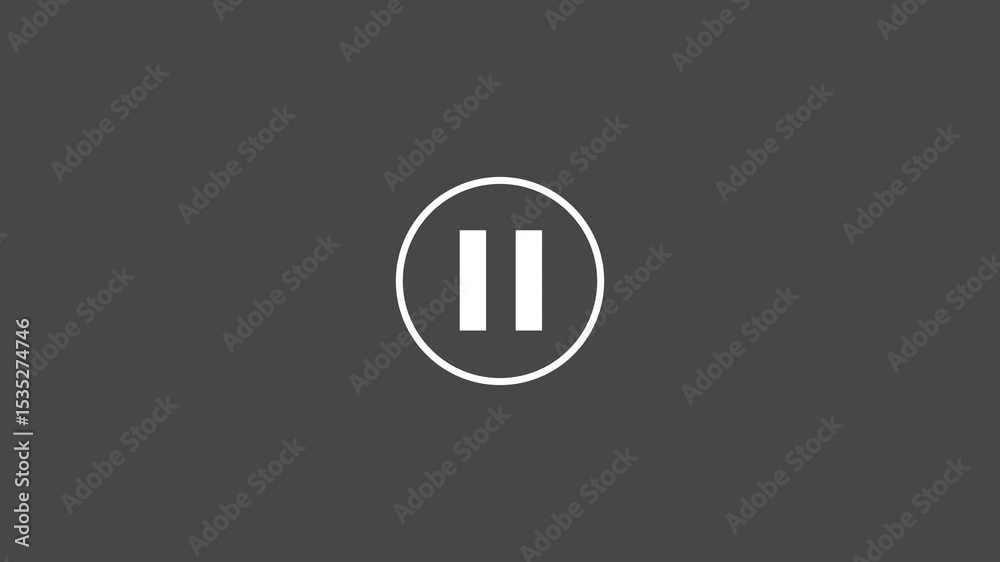 Play button icon isolated on red background. Social media, internet, mobile, web, technology concepts.