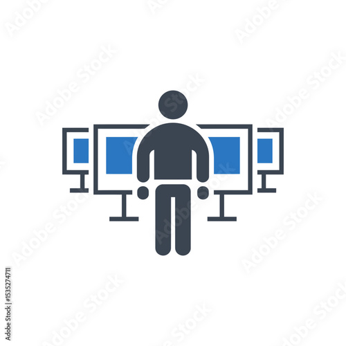 Icon Multi Monitor Setup Design