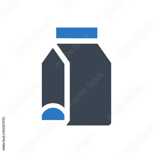 Icon Milk Carton Dairy