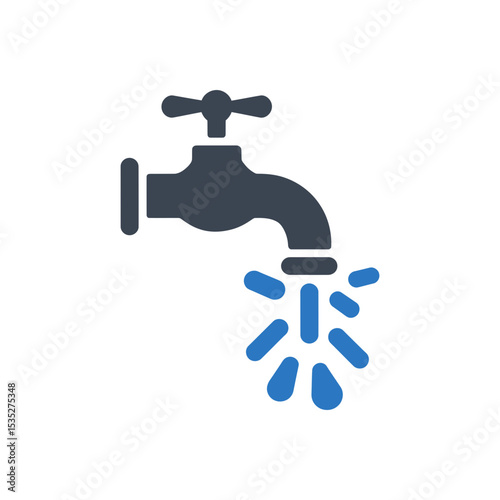 Spraying Faucet Icon