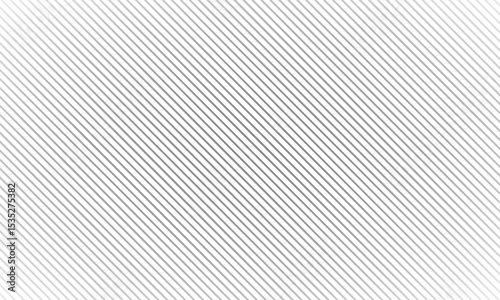 Slant line halftone gradation texture. Fading diagonal stripe gradient background. Black oblique pattern backdrop. Vanishing thin parallel line wallpaper for overlay