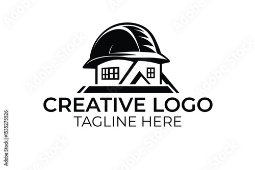 construction logo vector